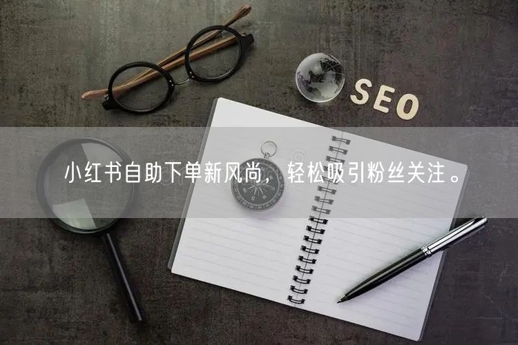 小红书自助下单新风尚，轻松吸引粉丝关注。