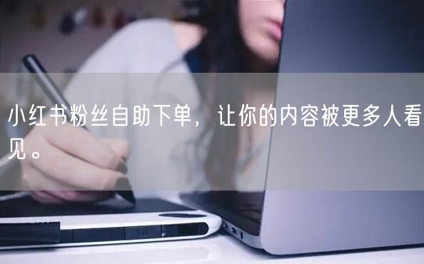 小红书粉丝自助下单，让你的内容被更多人看见。