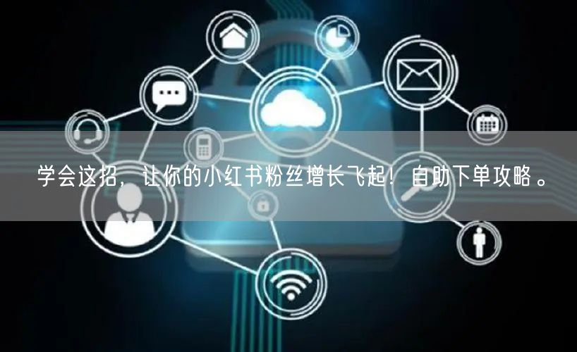 学会这招，让你的小红书粉丝增长飞起！自助下单攻略。