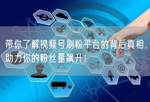 带你了解视频号刷粉平台的背后真相，助力你的粉丝量飙升！