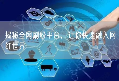 揭秘全网刷粉平台，让你快速融入网红世界