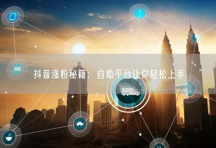 抖音涨粉秘籍：自助平台让你轻松上手