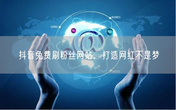 抖音免费刷粉丝网站，打造网红不是梦