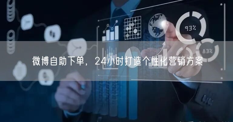 微博自助下单，24小时打造个性化营销方案