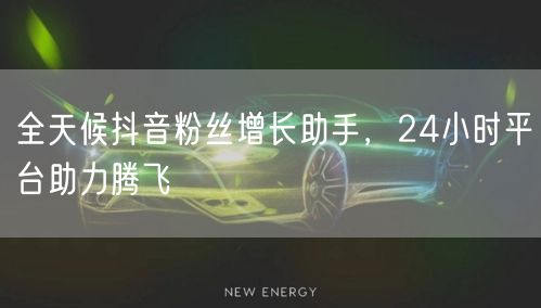 全天候抖音粉丝增长助手，24小时平台助力腾飞
