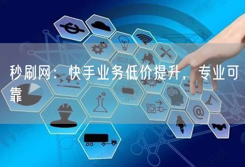 秒刷网：快手业务低价提升，专业可靠