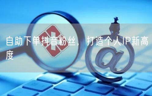 自助下单抖音粉丝，打造个人IP新高度