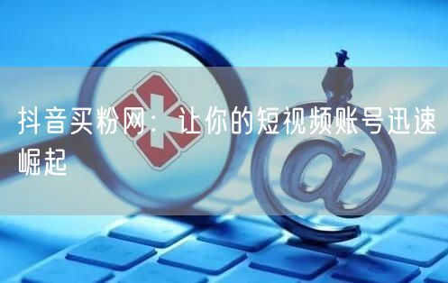 抖音买粉网：让你的短视频账号迅速崛起