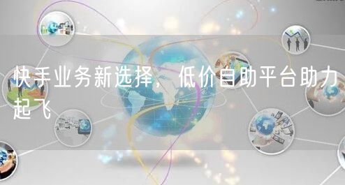 快手业务新选择，低价自助平台助力起飞
