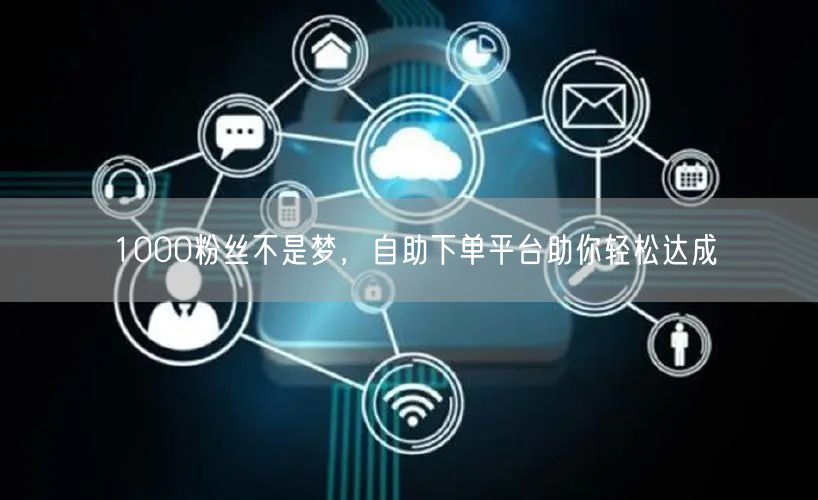 1000粉丝不是梦，自助下单平台助你轻松达成