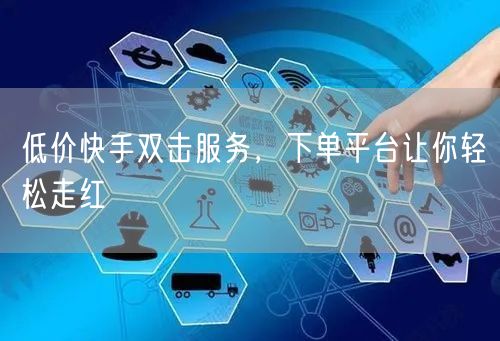 低价快手双击服务，下单平台让你轻松走红