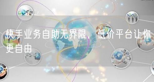 快手业务自助无界限，低价平台让你更自由