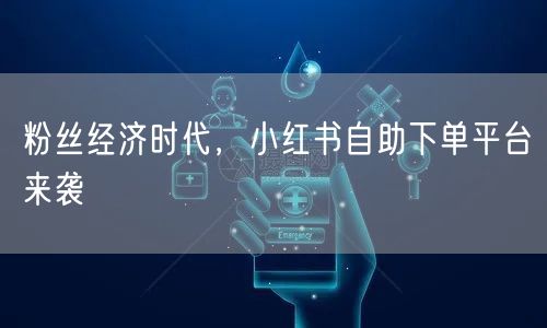 粉丝经济时代，小红书自助下单平台来袭