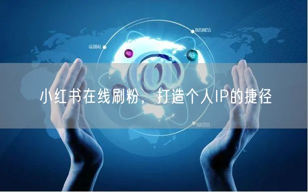 小红书在线刷粉，打造个人IP的捷径
