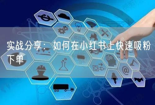 实战分享：如何在小红书上快速吸粉下单