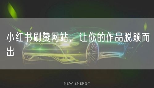 小红书刷赞网站，让你的作品脱颖而出