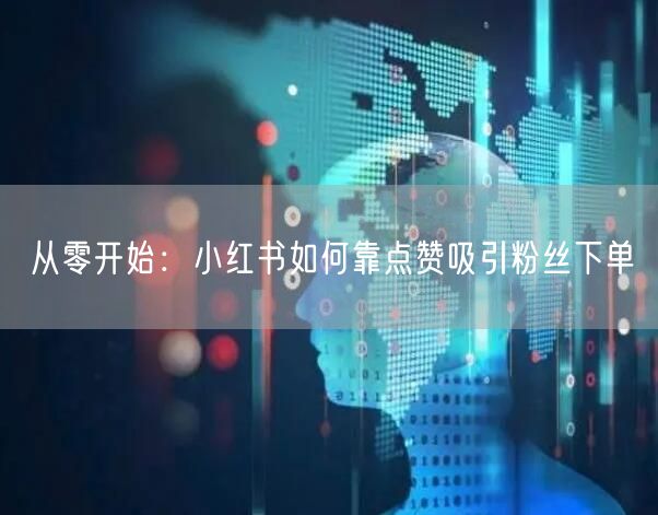 从零开始：小红书如何靠点赞吸引粉丝下单