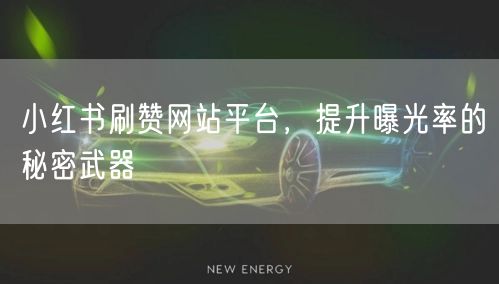 小红书刷赞网站平台，提升曝光率的秘密武器