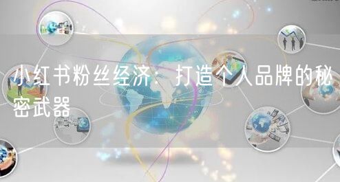 小红书粉丝经济：打造个人品牌的秘密武器
