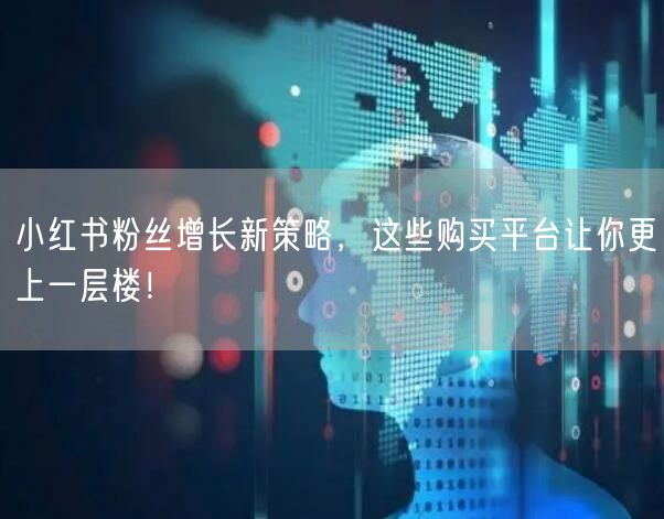 小红书粉丝增长新策略，这些购买平台让你更上一层楼！