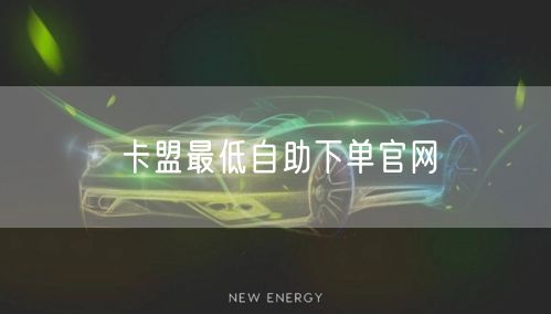 卡盟最低自助下单官网