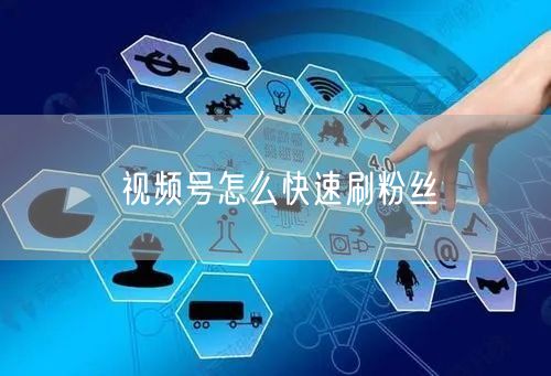 视频号怎么快速刷粉丝