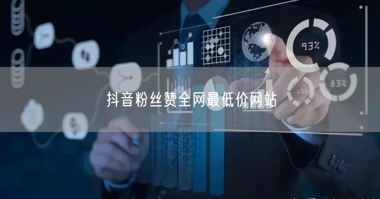 抖音粉丝赞全网最低价网站