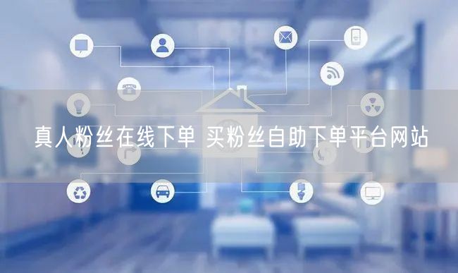 真人粉丝在线下单 买粉丝自助下单平台网站