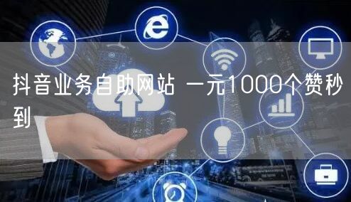 抖音业务自助网站 一元1000个赞秒到