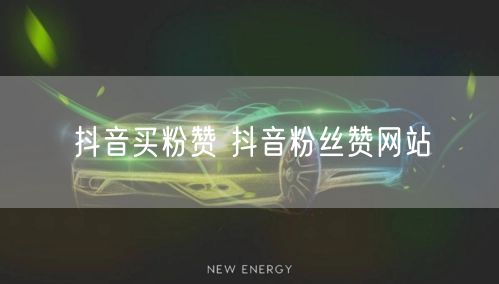 抖音买粉赞 抖音粉丝赞网站
