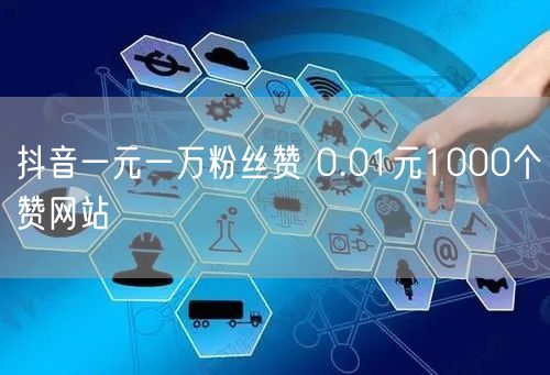 抖音一元一万粉丝赞 0.01元1000个赞网站