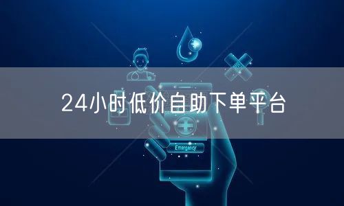 24小时低价自助下单平台